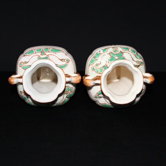 Pair of Vintage Vases with Handles | Bud Vases - Picture 6 of 9